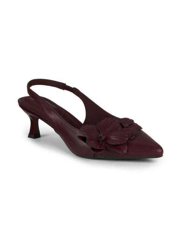 Rachel Roy Grace Floral Kitten Pumps