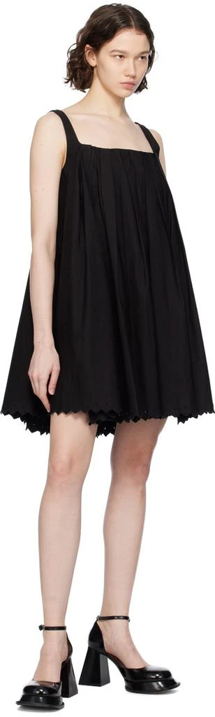 pushBUTTON Black Pleated Minidress 4