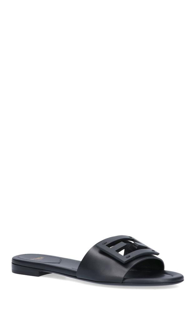 Fendi Fendi FF Logo Plaque Open-Toe Sandals - Shoes - Free