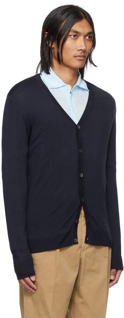 Barena Navy Calanca Brunal Cardigan