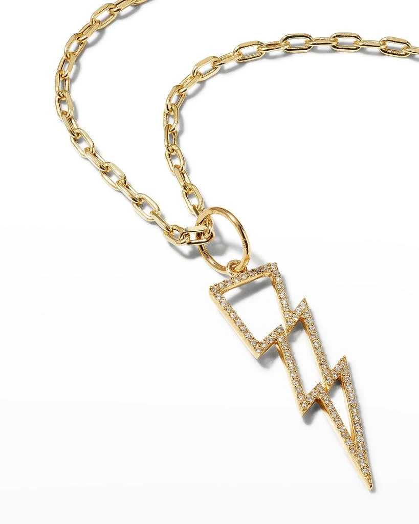 Bridget King Jewelry Hollow Lightning Bolt Necklace 3