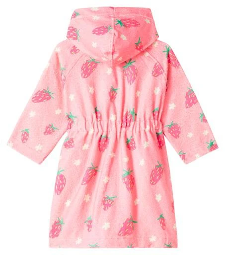 Jellymallow Strawberry printed cotton-blend terry robe 4