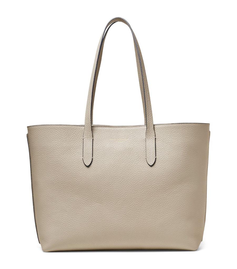 Aspinal Of London Leather East-West Regent Tote Bag