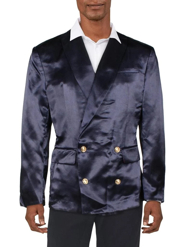 And Now This Mens Satin Suit Separate Double-Breasted Blazer 4
