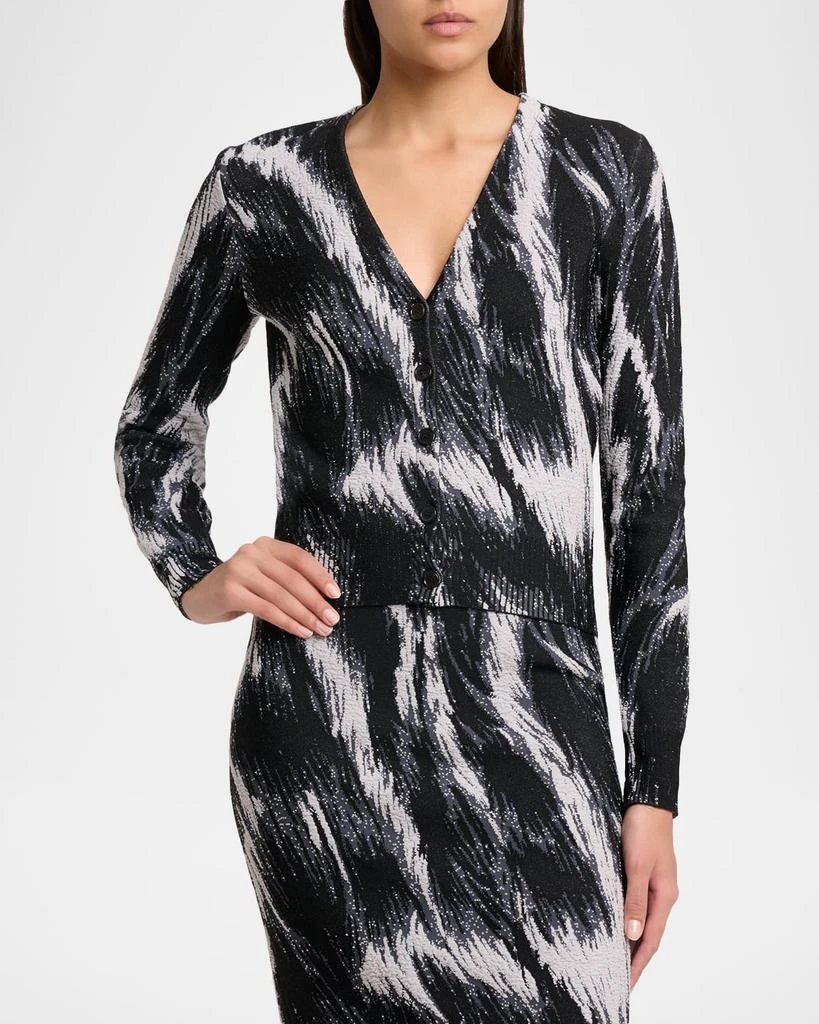 Givenchy V-Neck Cropped Cardigan 4