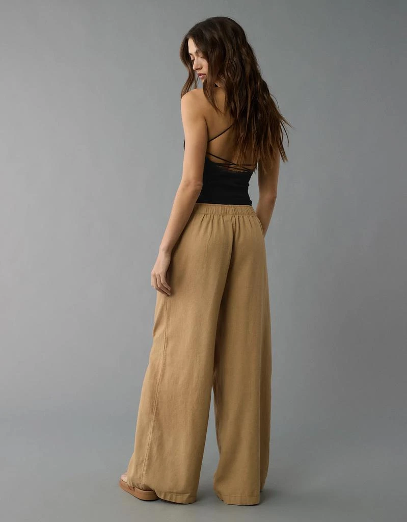 AE AE Weekend Vibes Linen-Blend Pull-On Pant 2