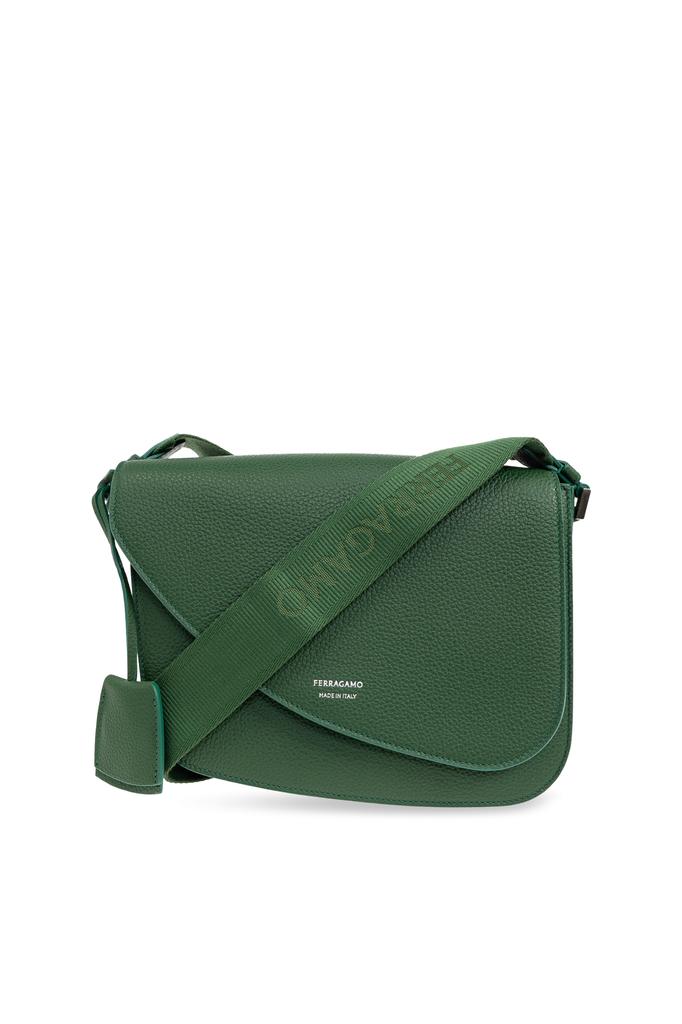 Salvatore Ferragamo Embossed Logo Crossbody Bag - Shoulder