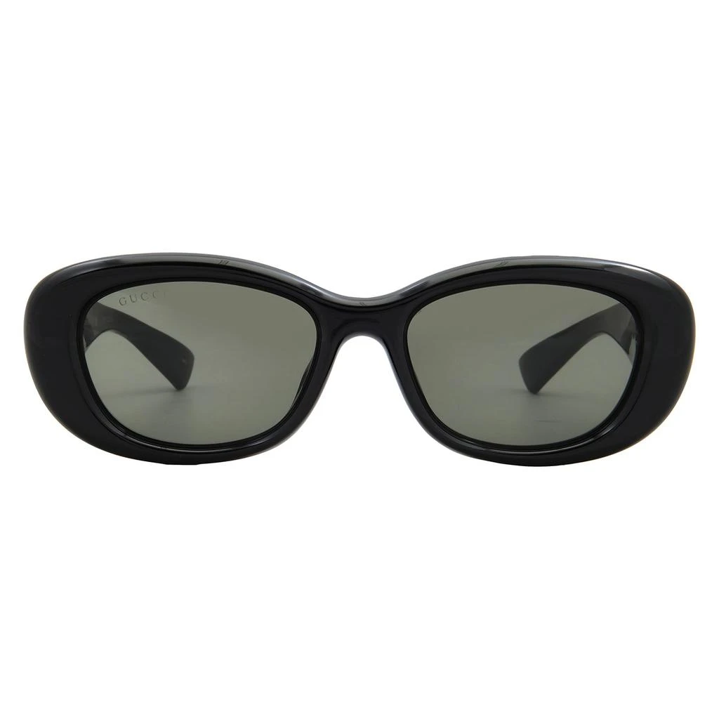 Gucci Grey Oval Ladies Sunglasses GG1829SK 001 53
