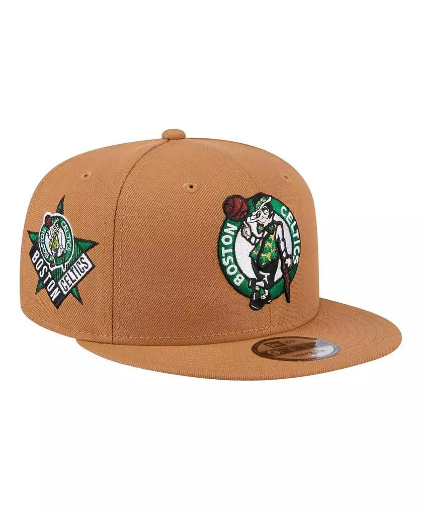 New Era Men's Tan Boston Celtics Color Pack 9FIFTY Snapback Hat 1