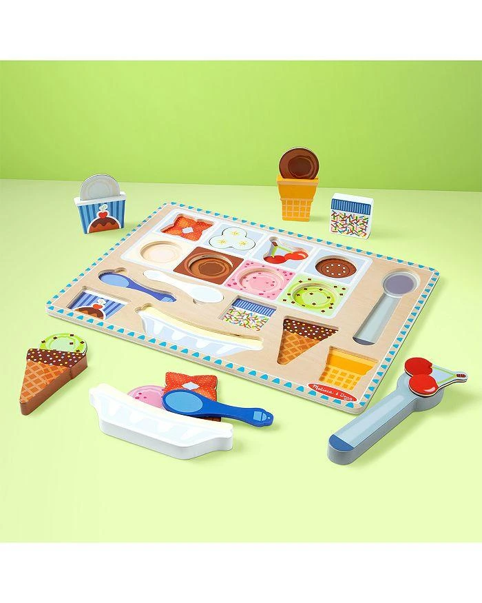 Melissa 
Doug Wooden Magnetic Ice Cream Puzzle 
Play Set - Ages 24 - 60 Months 3