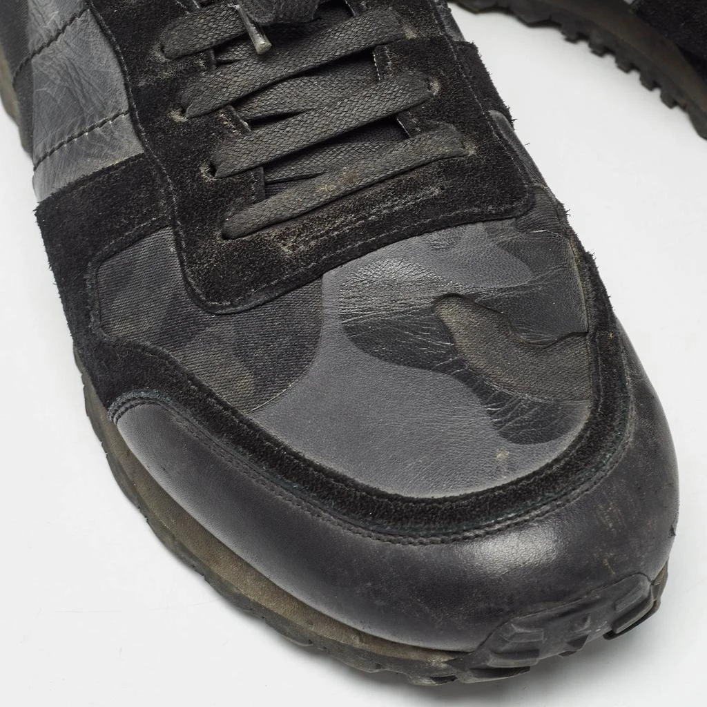 Valentino Valentino Black Suede and Leather Rockrunner Sneakers Size 45 7