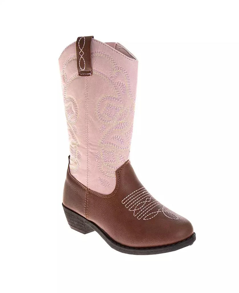 Kensie Little Kids Embroidered Cowgirl Boots 1