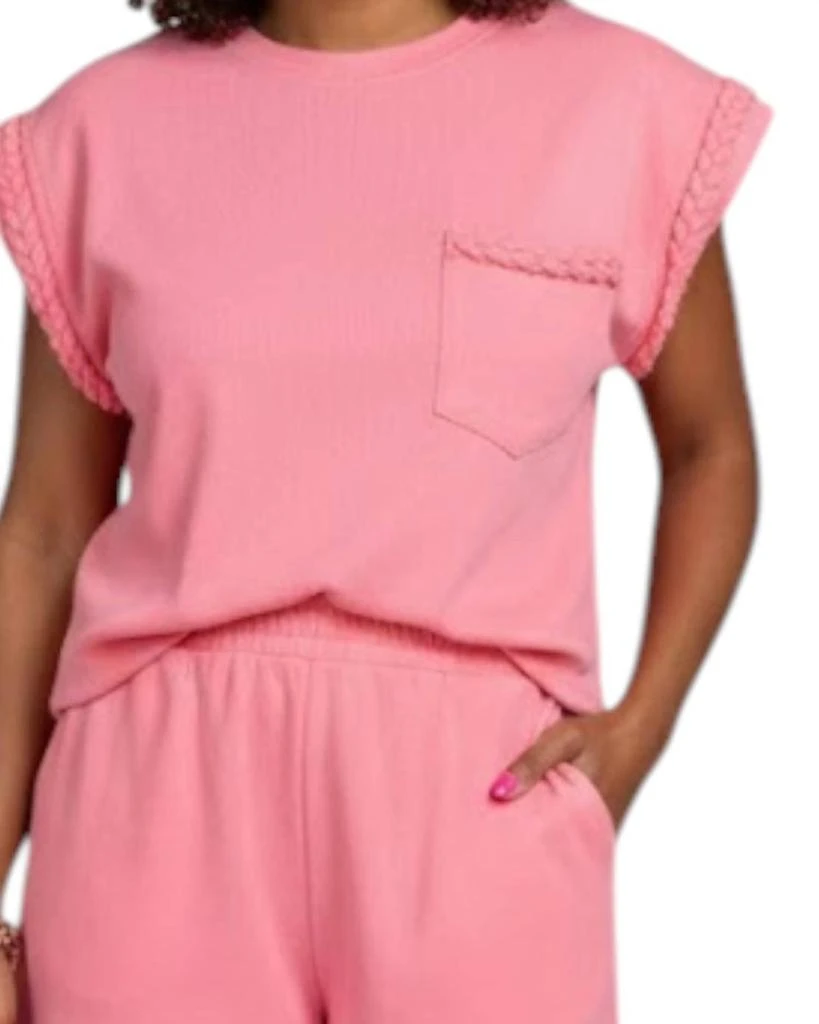 SHE + SKY She + Sky - Braided Knit Romper 2