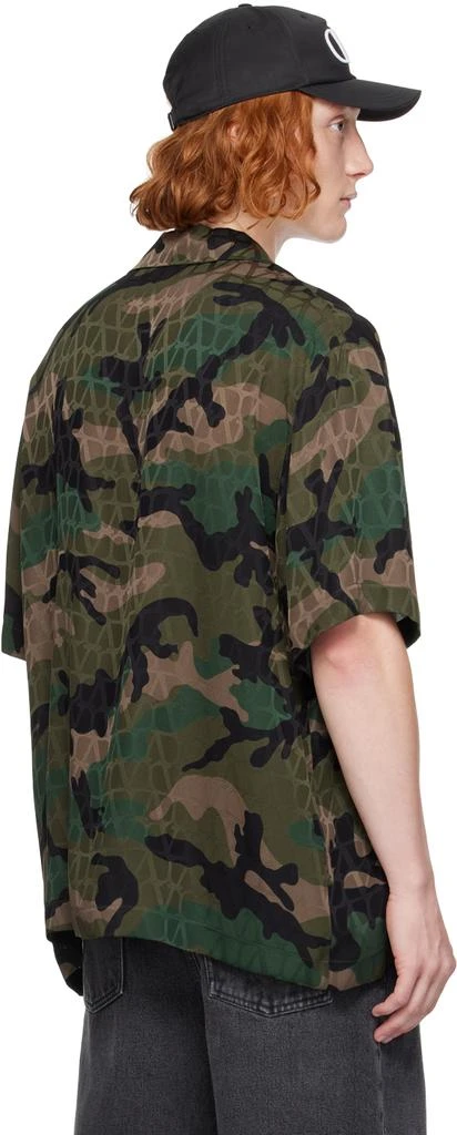 Valentino Green Camouflage Shirt 3