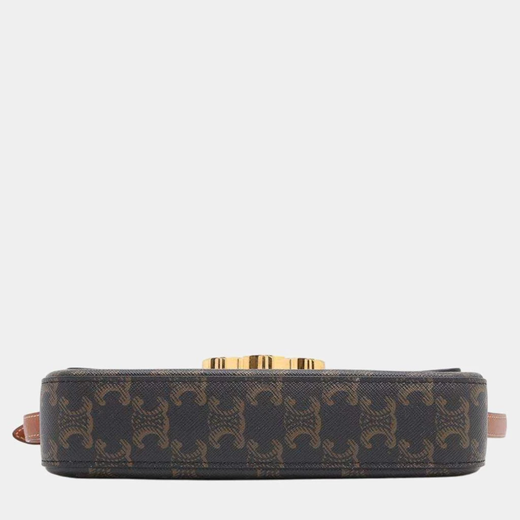 Celine Celine Tan Calf Leather Triomphe One Shoulder Bag 3