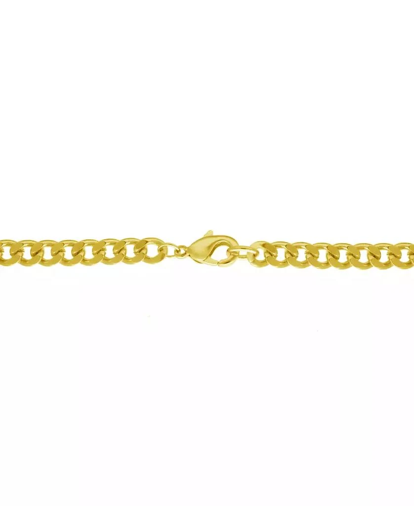 Essentials Curb Chain Necklace, Gold Plate and Silver Plate 18" 2