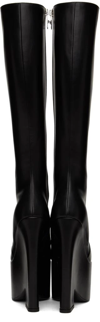 Versace Black Tempest Platform Tall Boots 2