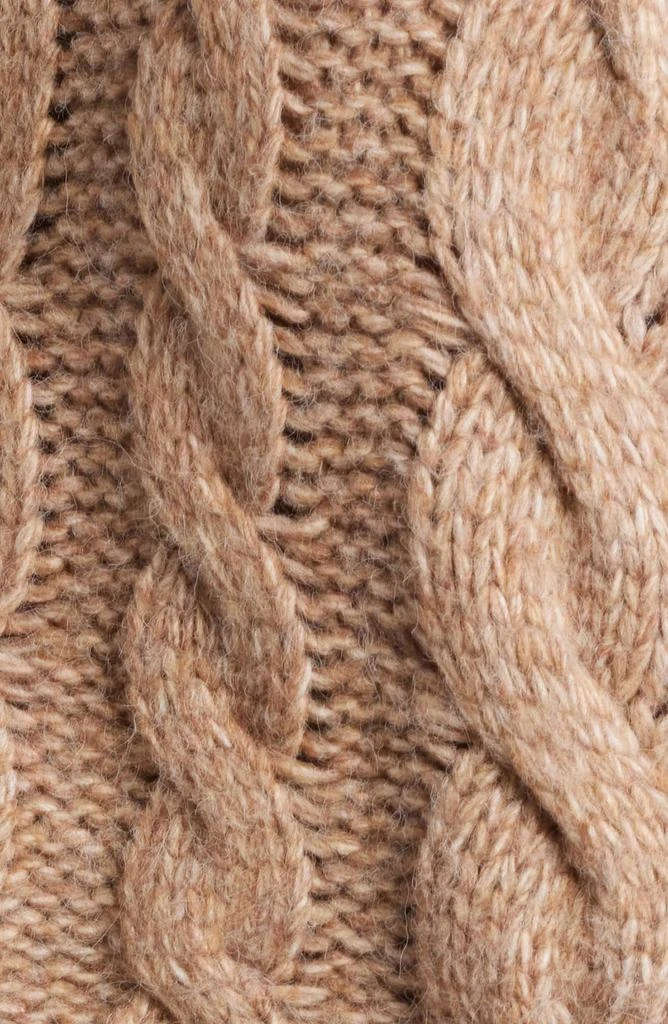 ALL IN FAVOR Cable Knit Crop Sweater 6