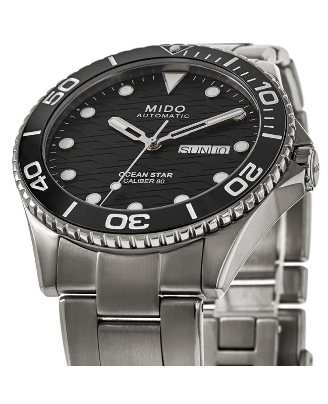 MIDO Mido Ocean Star 200 C Black Dial Titanium Men's Watch M042.430.44.051.00 2
