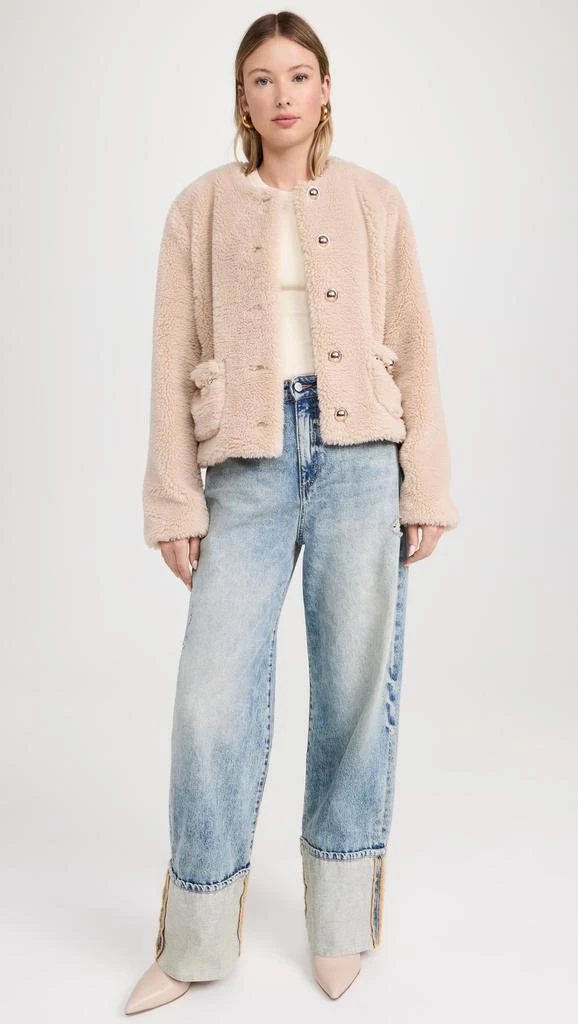 Generation Love Jen Faux Lamb Fur Jacket 4