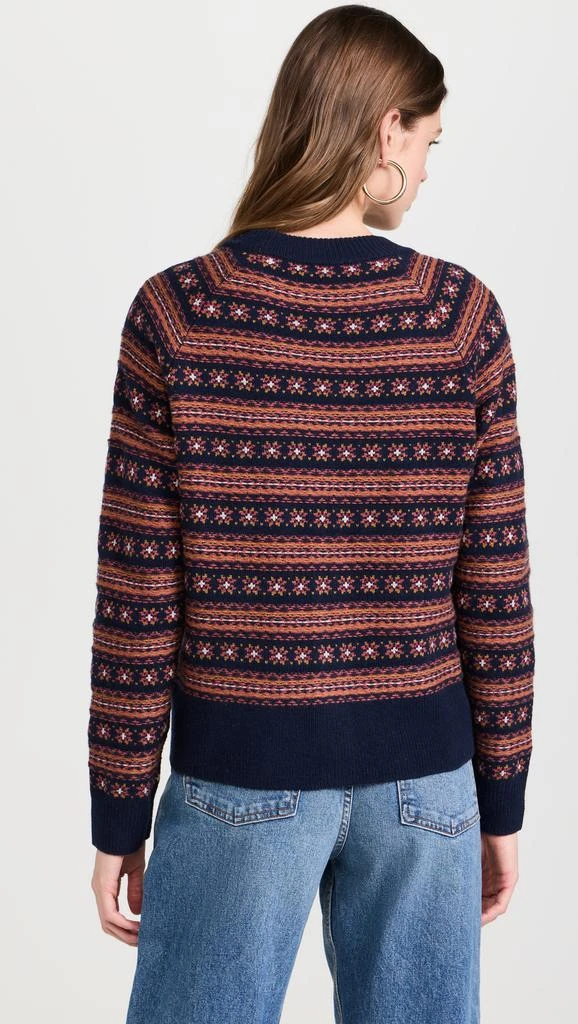 Faherty Highland Fair Isle Cardigan 2