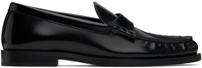 Dear Frances Black Luca Loafers 1