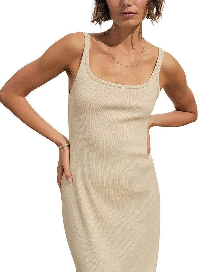 Buck Mason Ribbed Scoop Neck Tank Dress - Dresses & Skirts - Free Shipping  - BeyondStyle