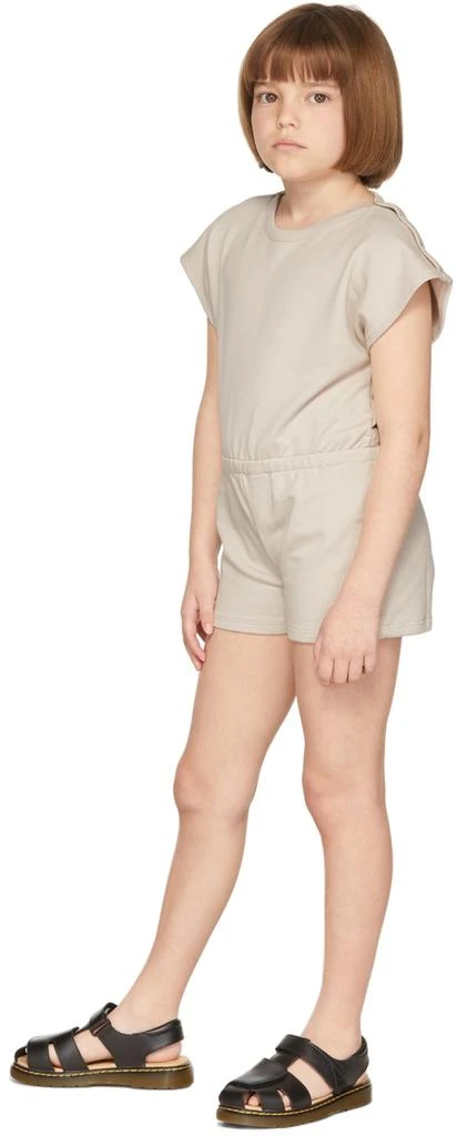 Misha 
Puff Kids Gray French Terry Romper 1