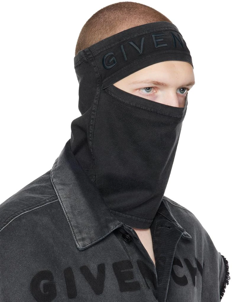 Givenchy Black Embroidered Balaclava 2