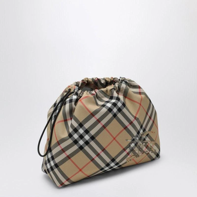 Burberry Burberry Drawstring Pouch With Check Pattern 2