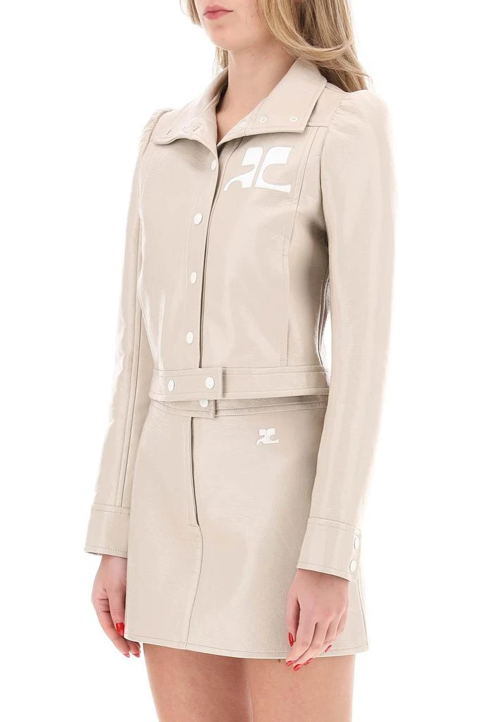 Courrèges Re-edition Vinyl Effect Jacket 4