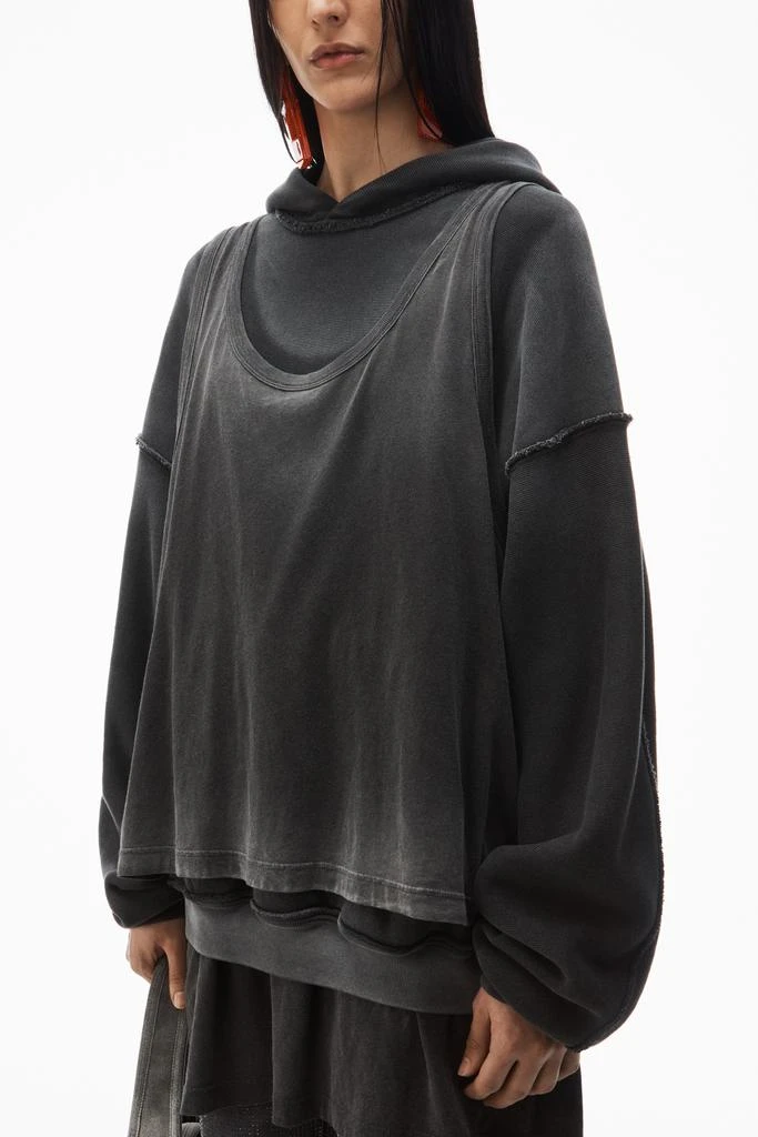Alexander Wang oversize triple-layer unisex hoodie in cotton 3