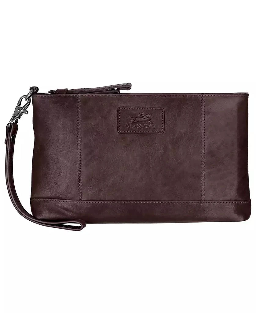 Mancini Leather Goods Casablanca Collection RFID Secure Ladies Wristlet 1