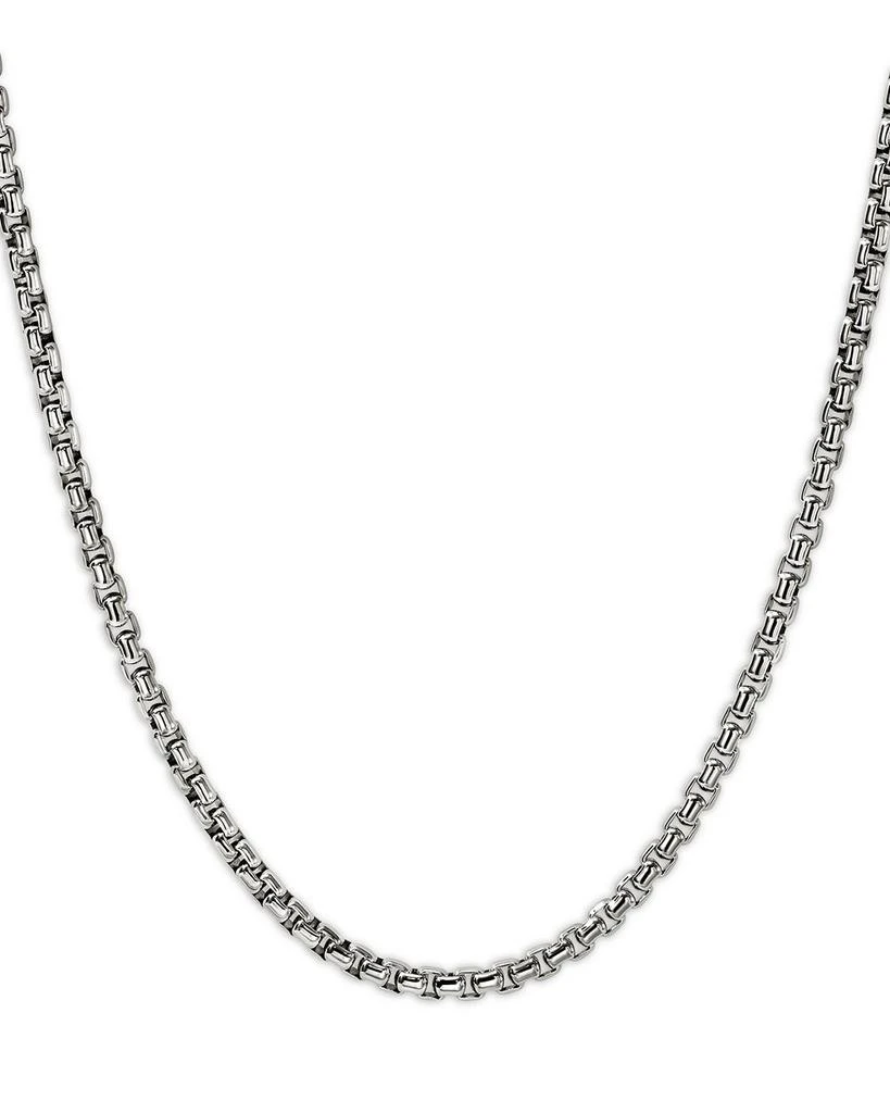 John Hardy Sterling Silver Chain Box Link Necklace, 22" 1