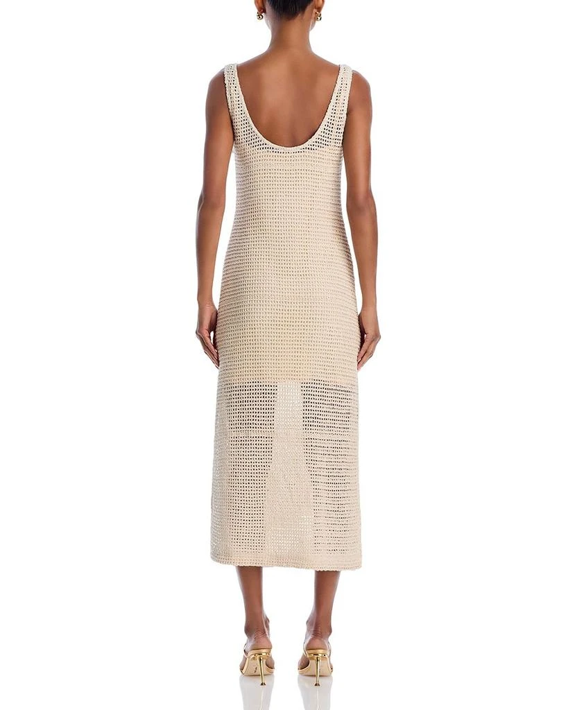 AQUA Crochet Sleeveless Maxi Dress - Exclusive 4