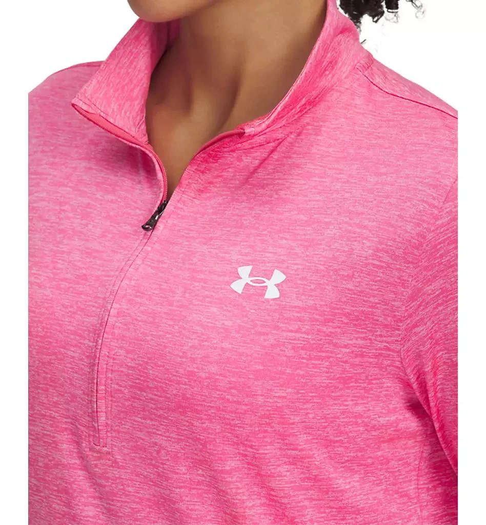 Under Armour Women's Twist Tech Quarter-Zip Logo Top 4