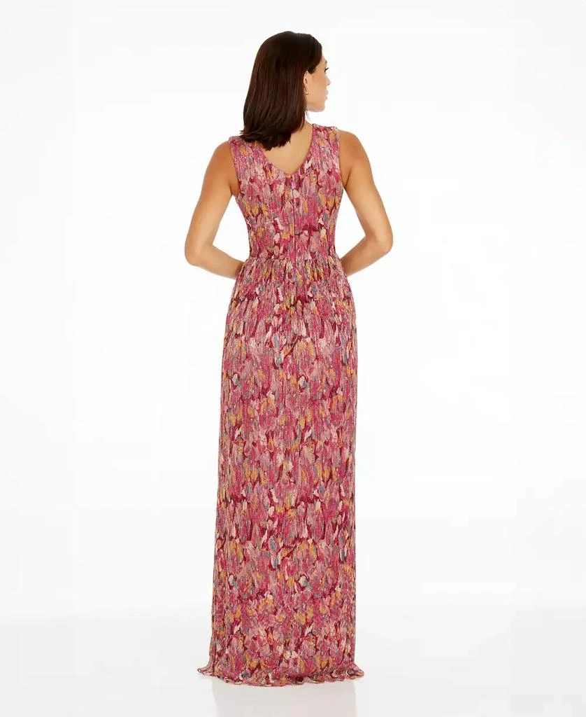 Dress The Population Leanna Women
s Metallic Fit 
Flare Dress 5