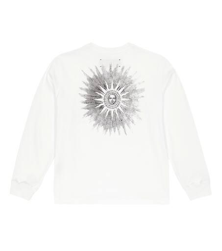 【AMIRI】ロゴプリントコットンジャージー スウェットシャツ 関税・送料込】AMIRI ロゴ プリント スウェットシャツ (AMIRI