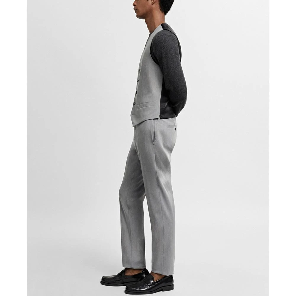 Mango Men's Super Slim-Fit Stretch Fabric Suit Vest 6
