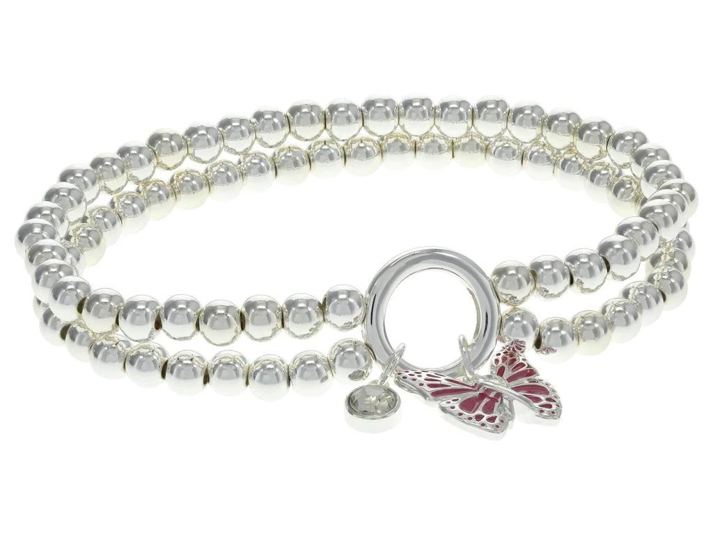 Alex and Ani Butterfly Double Stretch Bracelet 1