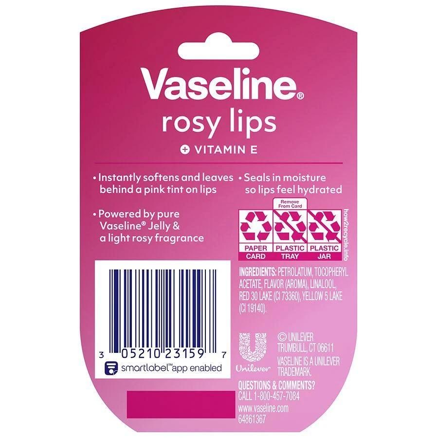 Vaseline Rosy Lips + Vitamin E Rosy Lips, Rosy 2
