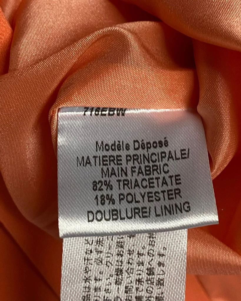 Paule Ka Shift Dress with Knot Effect in Peach Triacetate 6