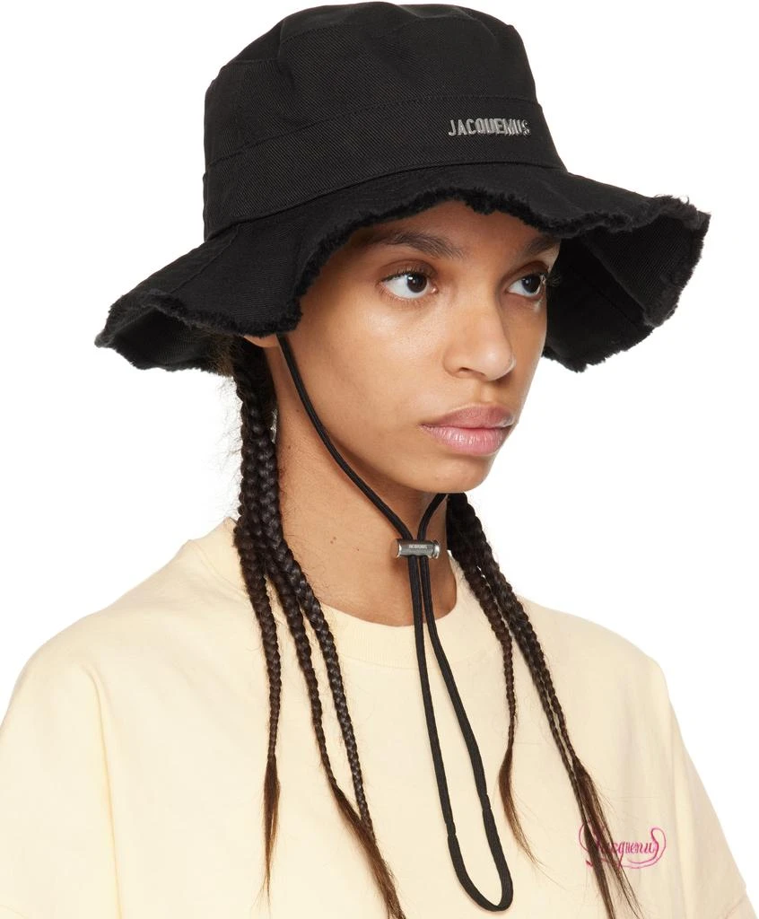 Jacquemus Black Les Classiques 'The Artichaut' Bucket Hat 2