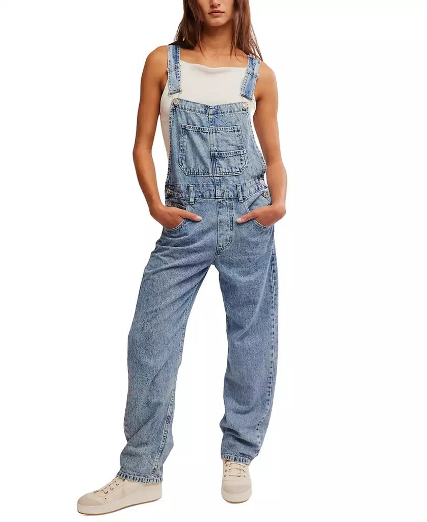 Free People Ziggy Cotton Denim Overalls 3