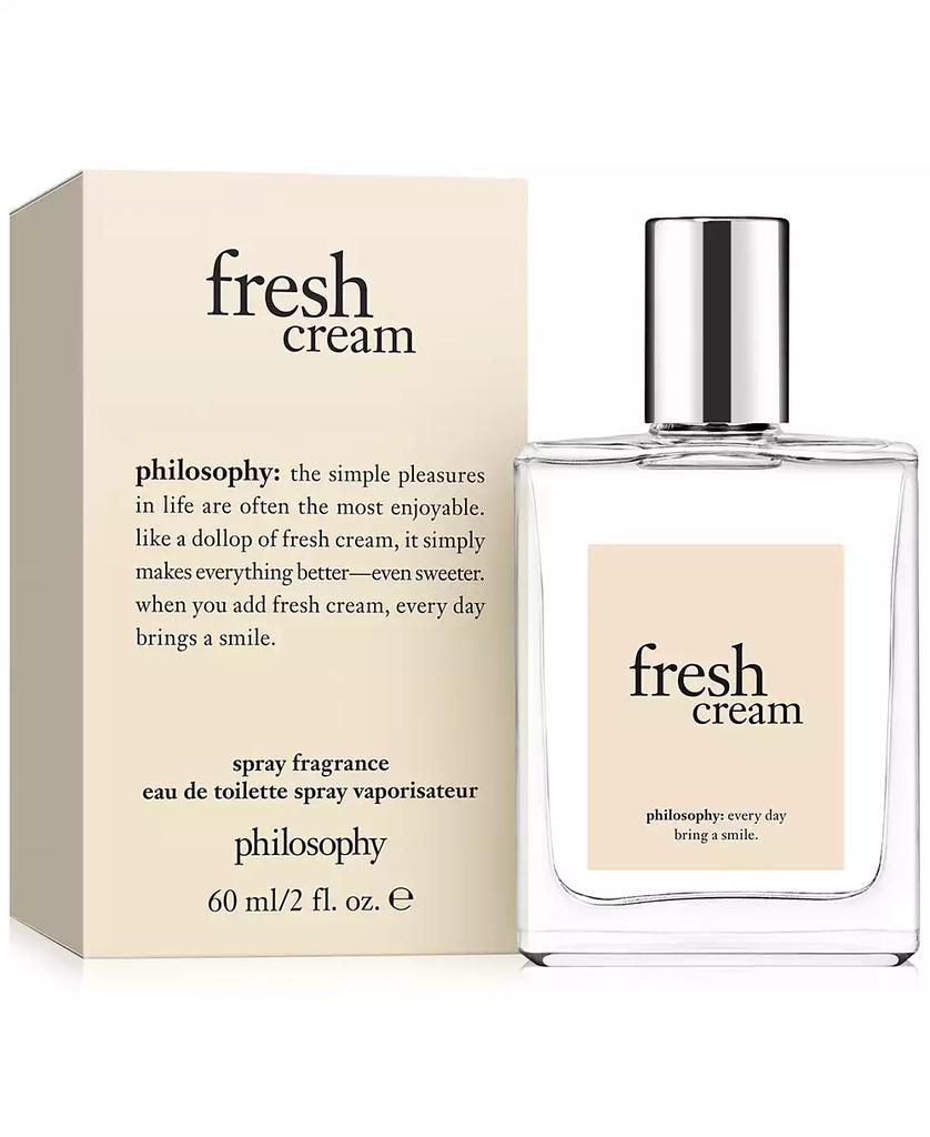 philosophy fresh cream eau de toilette, 2 oz