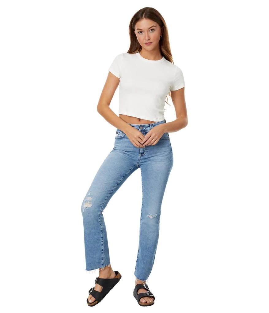 AG Jeans Farrah High-Waist Crop Bootcut Jeans in 20 Years Liberty 4