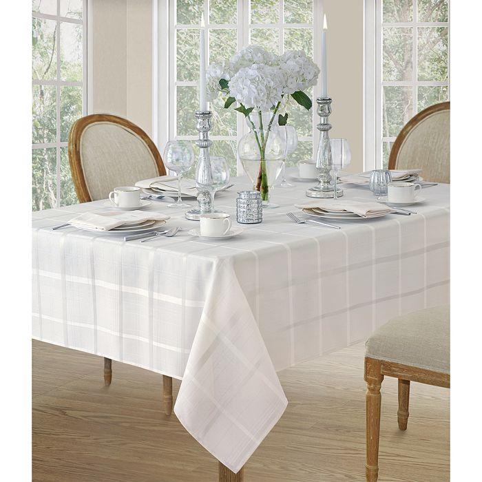 Elrene Home Fashions Elrene Elegance Plaid Jacquard Tablecloth, 60" x 84"