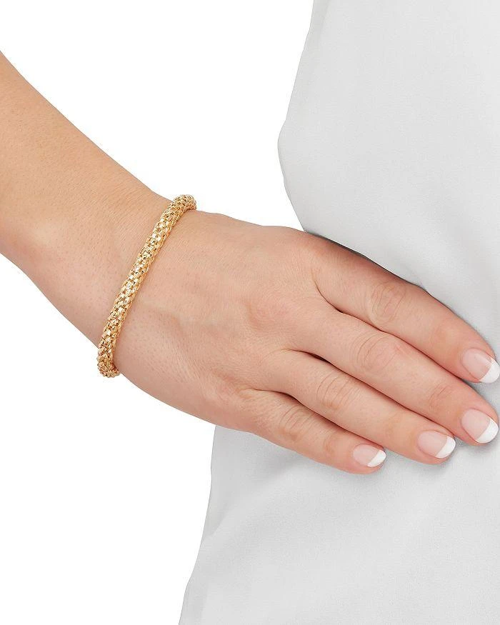 Alberto Amati 14K Yellow Gold Popcorn Chain Bracelet 2