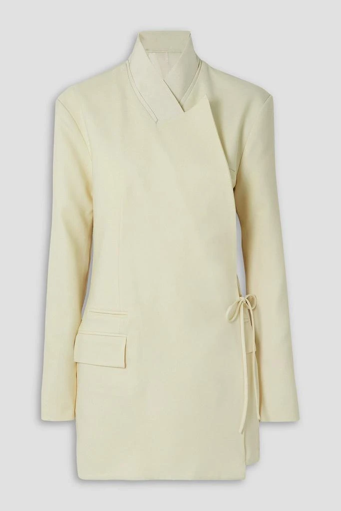 Esse Studios Aire wool-blend and organza blazer 1