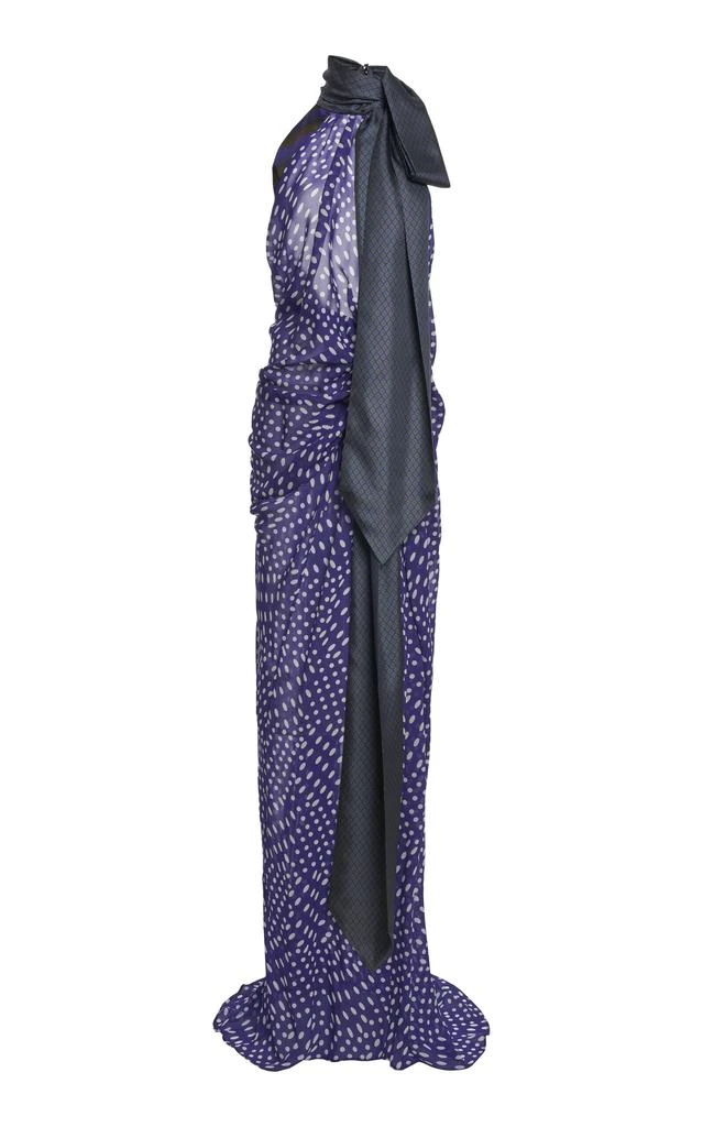strapless open back dress Wrap Front Light Blue Maxi Dress